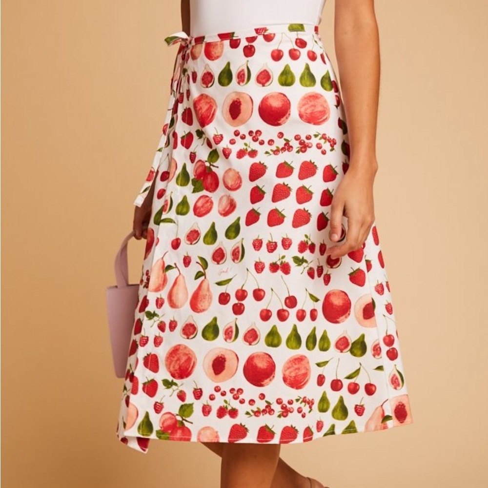 Lisa Says Gah Capri Wrap Midi Skirt - Picture 3 of 7